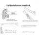 thumbnail image 4 of Barra magnética para cuchillos, soporte magnético para cuchillos de acero inoxidable de 40 cm, soporte extra fuerte y fácil montaje, soporte magnético para cuchillos, para cuchillos de carne/cocina, 4 of 5