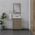 thumbnail image 4 of Alya Bath Sortino 24" Wood Bathroom Vanity with Acrylic Sink in Gray, 4 of 7