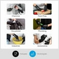 thumbnail image 7 of Disposable Nitrile Industrial Gloves: 5 Mil, Latex & Powder-Free, Textured, Food-Safe, Black (Medium, Pack of 100), 7 of 7
