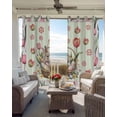 thumbnail image 6 of Happy Easter Kitchen Curtains Spring Bunny Easter Eggs Pink Tulips Cafe Short Curtains for Bathroom Blackout Window Curtain Grommet Small Window Treatment Drapes for Bedroom Living Room 42"x45"x2, 6 of 9