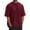 Wine, variant on LRGSHF Oversized Tshirts for Men Crew Neck Solid Color Short Sleeve Loose Fit Tops Drop-Shoulder Breathable Lightweight Tees Summer Soft Casual Pullover