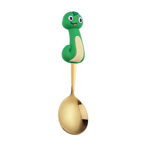 Tenedores, Tenedores, Tenedores de cena, Tenedor cuchara de acero inoxidable de serpiente y tenedor-cuchara