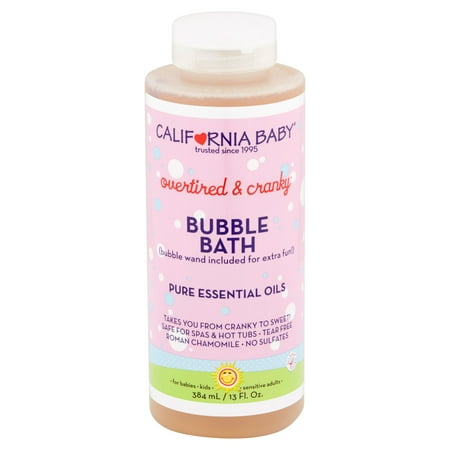 California Baby Overtired & Cranky Bubble Bath, 13 fl