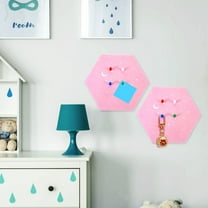 BESTOYARD Felt Tiles for Wall Hexagon Bulletin Board Simple Design 1 Set