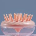thumbnail image 2 of Cepillo de masaje de limpieza Mini peine de masaje de cabeza portátil para aliviar la pérdida de cabello (rosa) Ehuebsd Cuidado Belleza, 2 of 8