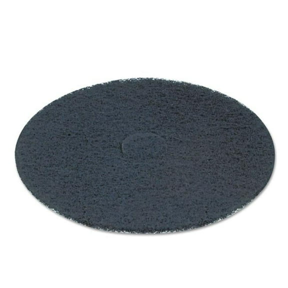 12 in. Standard Stripping Floor Pads - Black, 5 Per Case