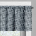 thumbnail image 5 of Ambesonne Japanese Valance & Curtain, Geometric Floral Motif, 55"x24", Charcoal Grey Dark Blue, 5 of 6