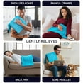 thumbnail image 5 of 12"x24" Double Sided Heating Pad, Heat Pad with 3 Settings for Neck & Shoulders, Heat Patches, Light Blue, 5 of 7