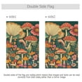 thumbnail image 4 of Yayeee Garden Flag 12" x 18" Double Sided Outdoor Yard Lawn Holiday Decorations, Floral Mushroom, 4 of 6