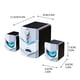 thumbnail image 3 of Bluetooth Desktop Speakers System | 2.1 Channel Audio | Built-in Subwoofer | HiFi Sound | USB Powered | Magnetic Noise Reduction | Cool LED Light Effects | Multiple Wired Wireless Modes | 3.5mm AUX, 3 of 5