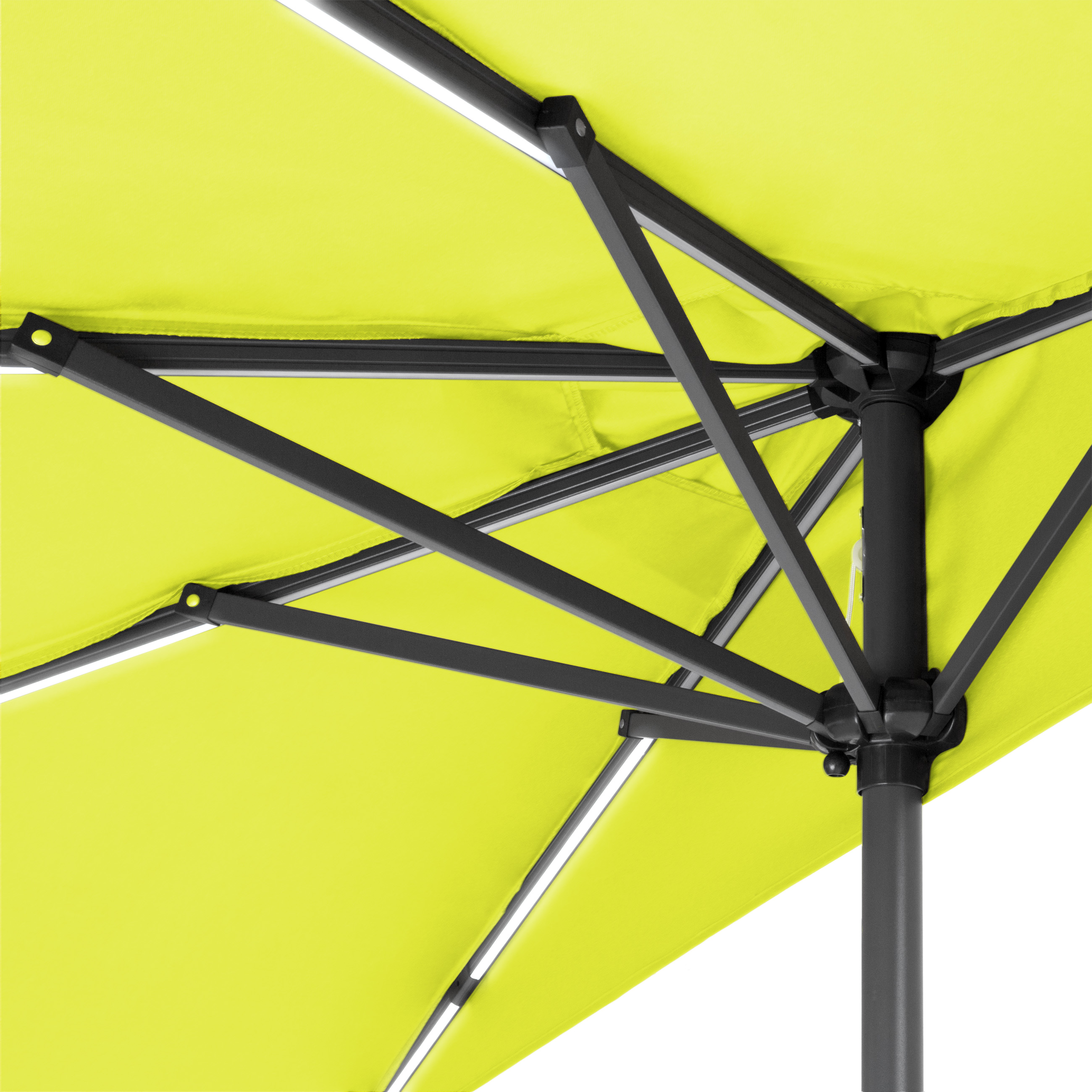 lighted half umbrella