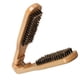 thumbnail image 2 of Cepillo alisador de pelo de madera ANGGREK doble cara para evitar daños en el cuero cabelludo Burlywood, 2 of 8