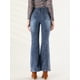 thumbnail image 5 of Pantalones Vaqueros De Mezclilla Vintage Acampanados Para Mujer Pantalones Largos Elásticos De Cintura Alta Pantalones Vaqueros Con Botones De Campana Azul S, 5 of 6