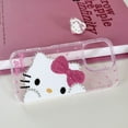 thumbnail image 4 of Hello Kitty Polka Dot Phone Case For iPhone 16 12 13 14 15Pro Max Transparent Bumper Cover With Pendant, 4 of 18