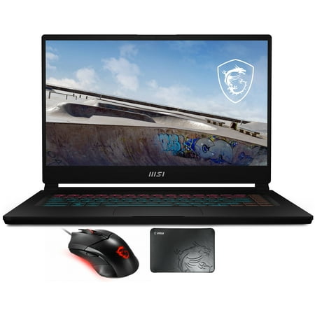 MSI Stealth 15M Gaming/Entertainment Laptop (Intel i7-1260P 12-Core, 15.6in 144Hz Full HD (1920x1080), NVIDIA RTX 3060, 16GB RAM, 512GB SSD, Win 11 Pro) with Clutch GM08 , Pad