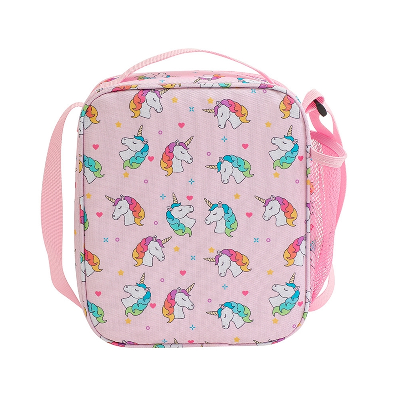 KABOER Cute Unicorn Lunch Boxes Bag for Girls,Reusable Lunch Box