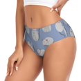 thumbnail image 2 of Balery Cute Fat Cat Ropa Interior de Algodón para Mujer con Dibujo – Braguitas Cómodas y Elásticas, Estilo Clásico-Small, 2 of 6
