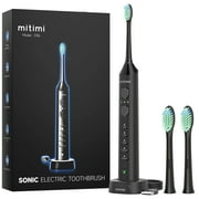 Mitimi D36 Sonic Electric Toothbrush with 3 Intensity Levels & 5 Modes, Wireless Fast Charge, for Adults & Kids