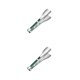thumbnail image 1 of Cateissary Alimento Tong BBQ Grill Filete Pan Ensalada Clip Herramientas de cocina Acero inoxidable Antiadherente para carne Accesorios de cocina 9 pulgadas 2piezas, 1 of 6
