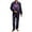 Black Cat Halloween, variant on SEANATIVE Halloween Button Up Pajamas for Men Size XS Black Cat Pj Serts with Pockets 2 Piece Plus Size Night Suits Men Pajama Set Long Sleeve Top and Pants Loungewear