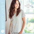 thumbnail image 6 of Hello Mello Breezy Does It Soft Lounge Pajama Shirt, Breezy Does It (Women's), 6 of 8