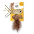 thumbnail image 1 of Catit Fish Twin with Raffia and Feather Tail Cat Toy, 1 of 3