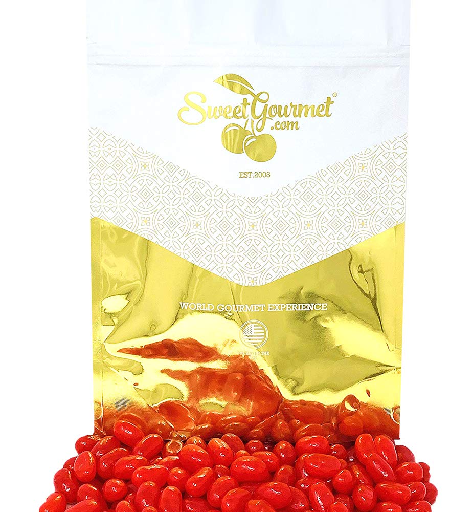 SweetGourmet Jumbo Cinnamon Jelly Beans Bulk Unwrapped 5 Pounds