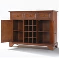 thumbnail image 1 of Crosley LaFayette 3 Drawer Wine Rack Buffet in Cherry, 1 of 6