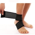 thumbnail image 1 of Tobillera para mujer y hombre - Correa ajustable para soporte de arco - Fascitis plantar para esguince de tobillo Aquiles - 2 piezas, 1 of 5