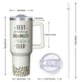 thumbnail image 3 of 1pc Dog mother 40oz Tumbler with Straw & Handle - Insulated Stainless Steel Cup | Holiday Gift for Man Women (Christmas, Valentine's, Birthday), 3 of 5