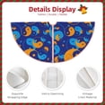 thumbnail image 3 of KLL Christmas Tree Skirt,Party Decorations Farmhouse for Christmas Decorations Holiday Party 48" -Colorful Yin Yang, 3 of 6