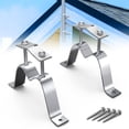 thumbnail image 1 of Par de soportes de pared para mástiles de antena de TV LEVENDOR, 1 of 7