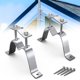 thumbnail image 1 of Par de soportes de pared para mástiles de antena de TV LEVENDOR, 1 of 7