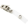 Baumgartens ID Strap Clips, 3/8" , 12/PK, Clear 68012