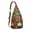 Mushroom (177)-new_19, variant on Sling Backpack for Men with Adjustable Shoulder Strap Shoulder Backpack Chest Bag Travel Hiking Daypacks Marine Adorable Crab