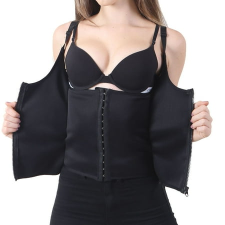 

Zipper Sweat Body Shaper Women Slimming Vest Waist Trainer