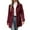 Wine, variant on jobturf Wool Coats for Women Dressy Casual Single Breasted Jackets Long Sleeve Going Out Tops Fall Spring Fashion Slim Fitted Trench Coat