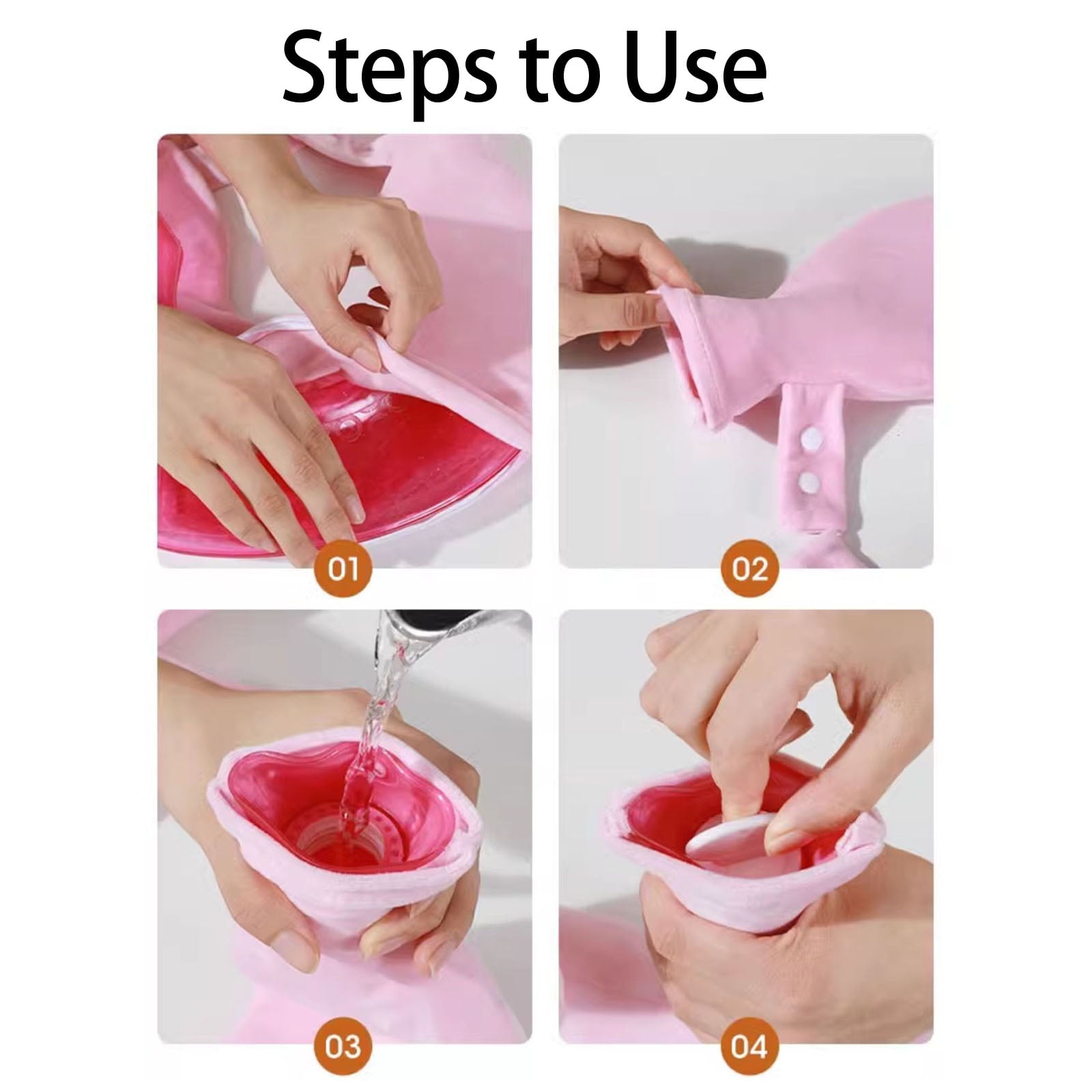 Neck Heating Pad With Hot Water Filling U Shape Design Hot Compress Water Bottle For Office And Travel Neck Shoulder Warm