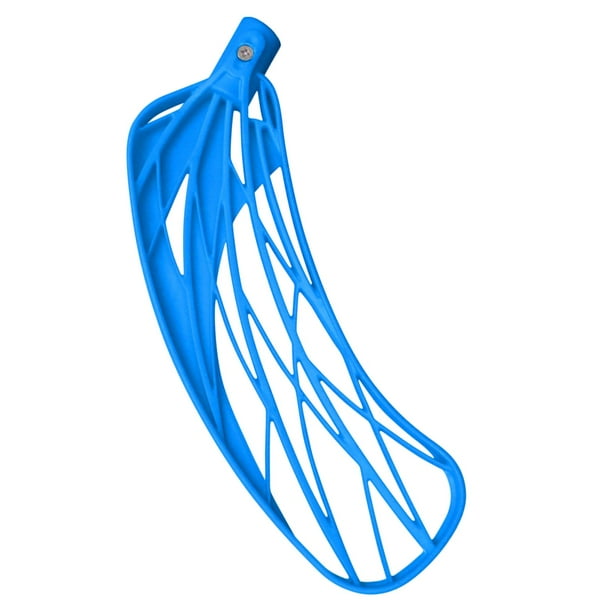 Hoja curvada para Floorball, palo de Hockey sobre hielo para tierras secas, cabezal de hoja, fibra de vidrio, versátil azul