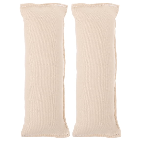 LOLIPPYY Wrist Elbow Mat Cushion for Office Desk Ergonomic Cotton Keyboard Comfortable Support for Computer Table 13x5cm White