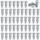 thumbnail image 1 of Petal Nut Assortment - 80 Count Metal Expansion Nuts for License Plate Mounting, 1 of 5