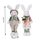 thumbnail image 2 of Easter Bunny Decor Easter Bunny Gnomes Plush, 22" Easter Doll Retro Forest Series Handmade Props Decoration Living Room Ornaments, Spring Decorations for Home Farm (Gray), 2 of 5