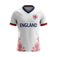 thumbnail image 2 of 2026 Soccer Cup Fan Jersey for Men, V-Neck Short Sleeve T-Shirt with National Team Flag Graphic, Soft Cotton Blend Athletic Top, 1 PC White XXXL, 2 of 5