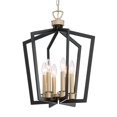thumbnail image 3 of Vanity Art Farmhouse Vintage 6 Light Lantern Geometric Metal Pendant Ceiling Light Fixture Antique Chandelier Light For Dining Room Living Room, 3 of 6