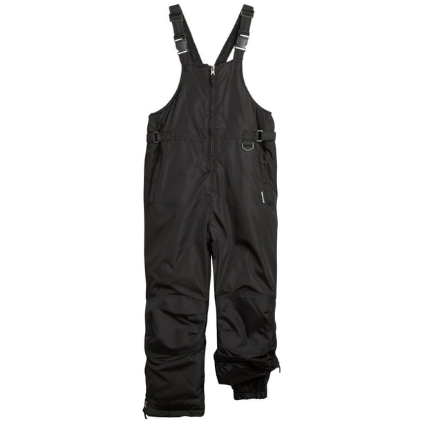 Babero aislante para nieve Perry Ellis para niños y niñas, negro, tallas 8-10