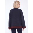 thumbnail image 2 of Ellos Plus Size Boxy Color Block Pullover, 2 of 4