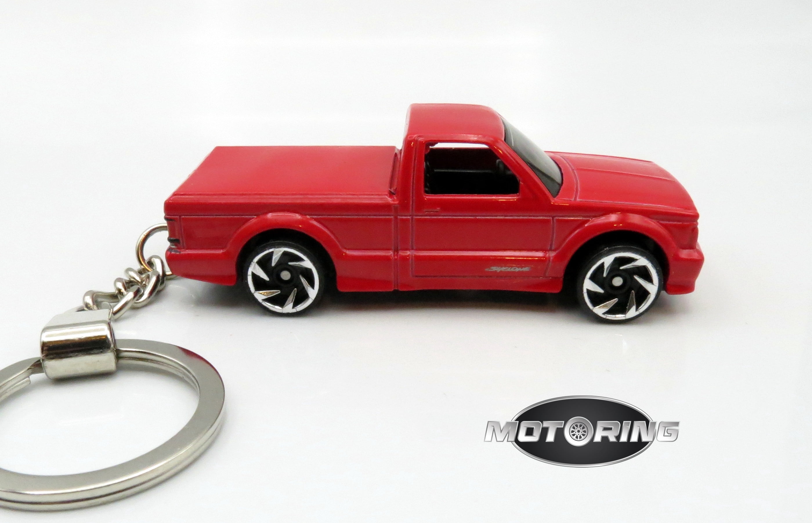 1991 '91 GMC Syclone Red Truck Rare Novelty Keychain 1:64 Diecast