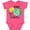 Retro Heather Pink, variant on Inktastic Earth Day Peace Love Earth Boys or Girls Baby Bodysuit