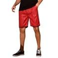 thumbnail image 4 of INSPIRE CHIC Men's Metallic Above Knee Clubwear Sparkly Sequins Shorts 30 Red, 4 of 6