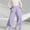 Purple, variant on NAISIBABY Girls Sweatpants(4-15T), Wide Leg Banded Waist with Pockets Baggy Fit Fashion Casual Pants Pink 6T